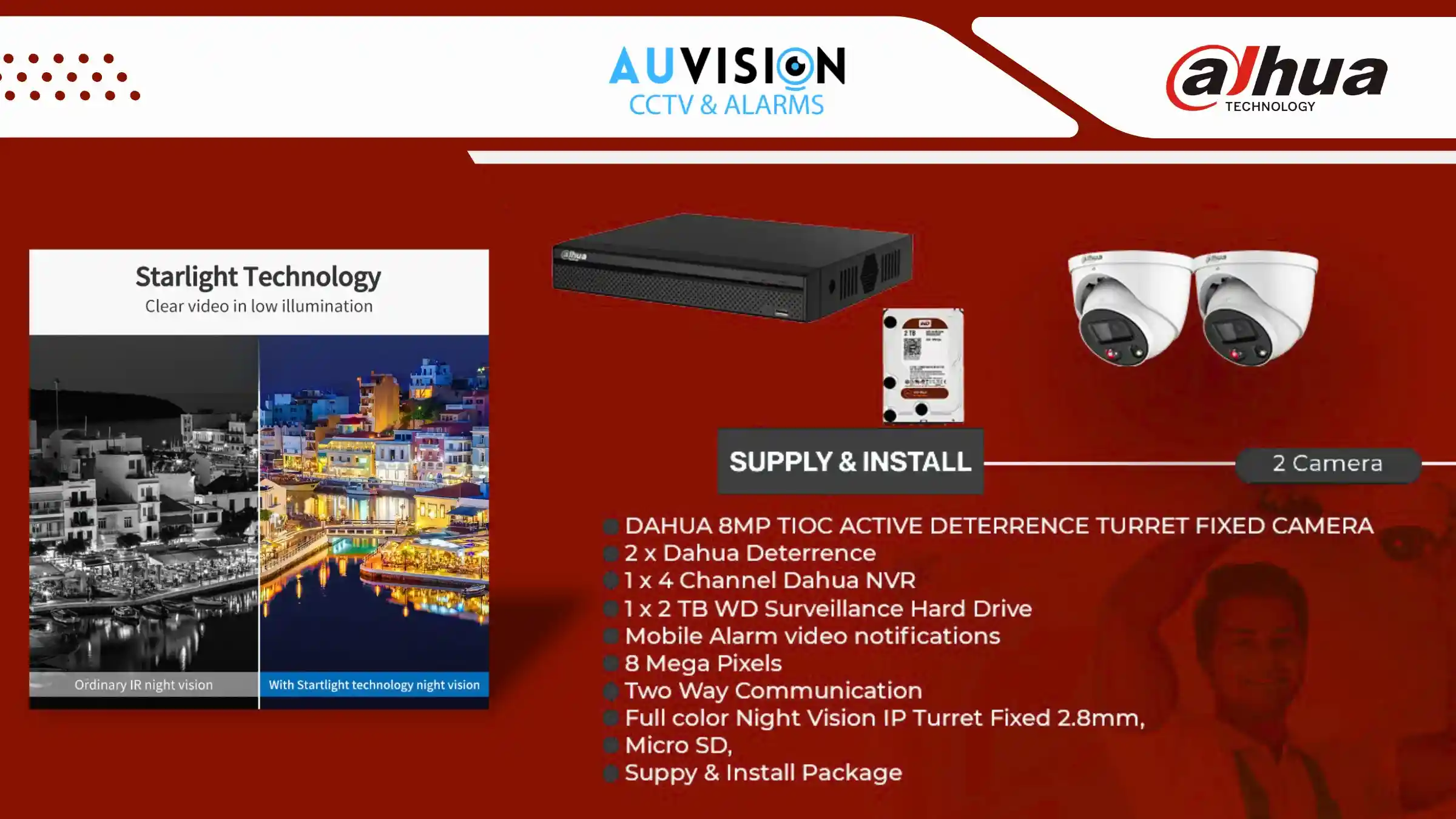dahua 2 camera packages