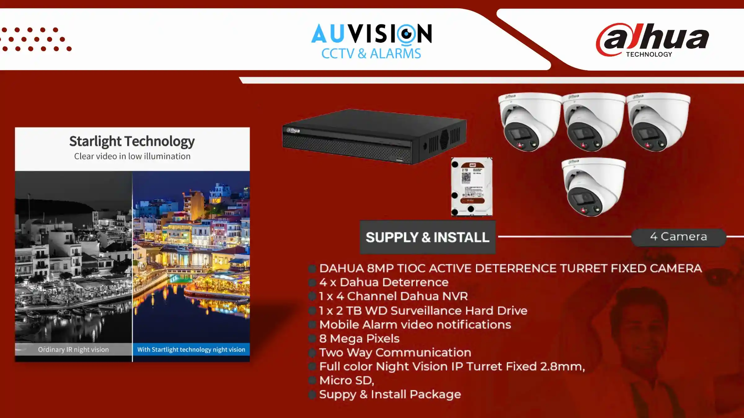 dahua 4 camera packages