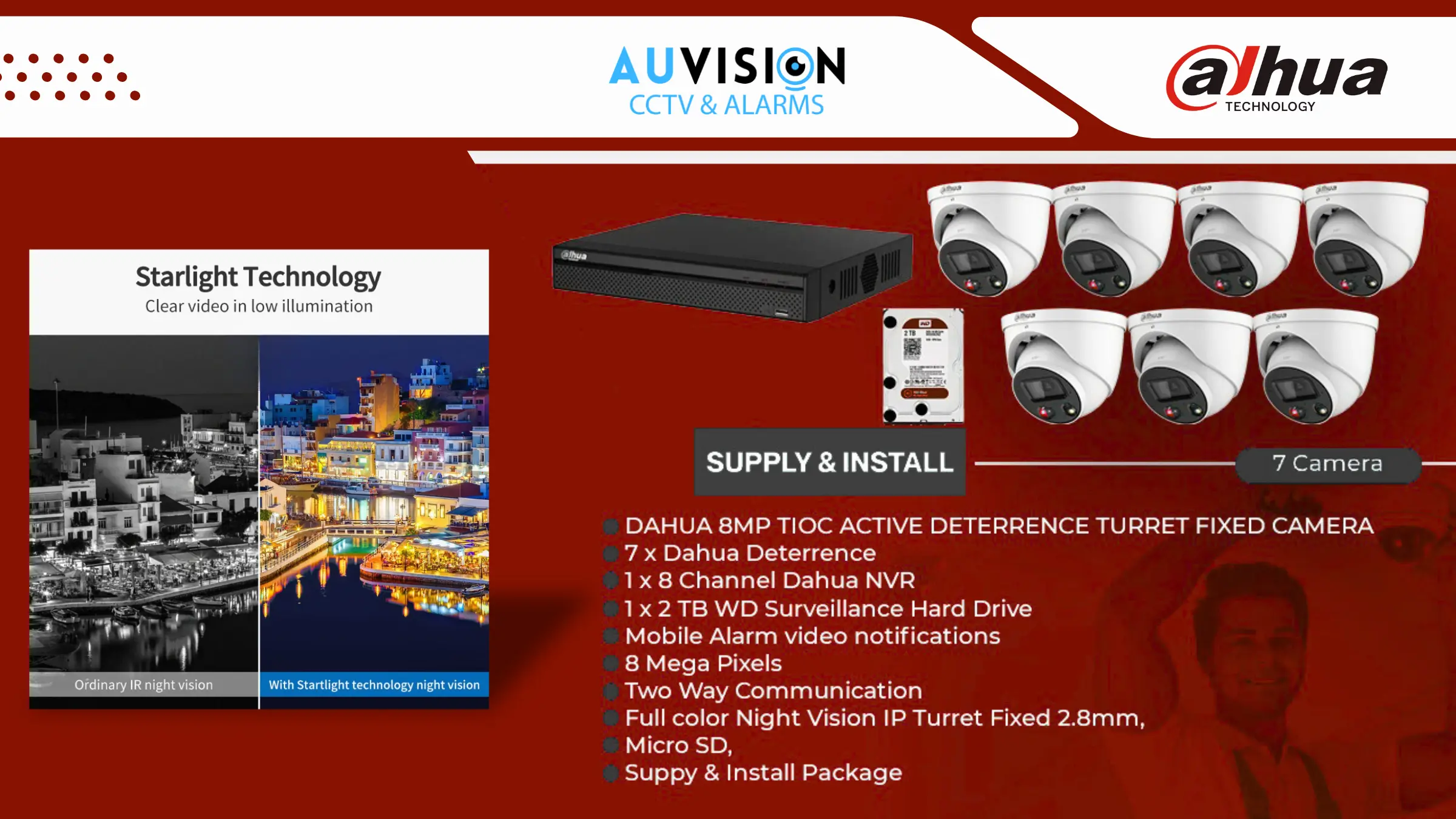 dahua 7 camera packages